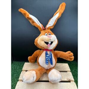Vintage Nesquik Plush Nestlé Quik Stuffed Bunny Rabbit Mascot 22”